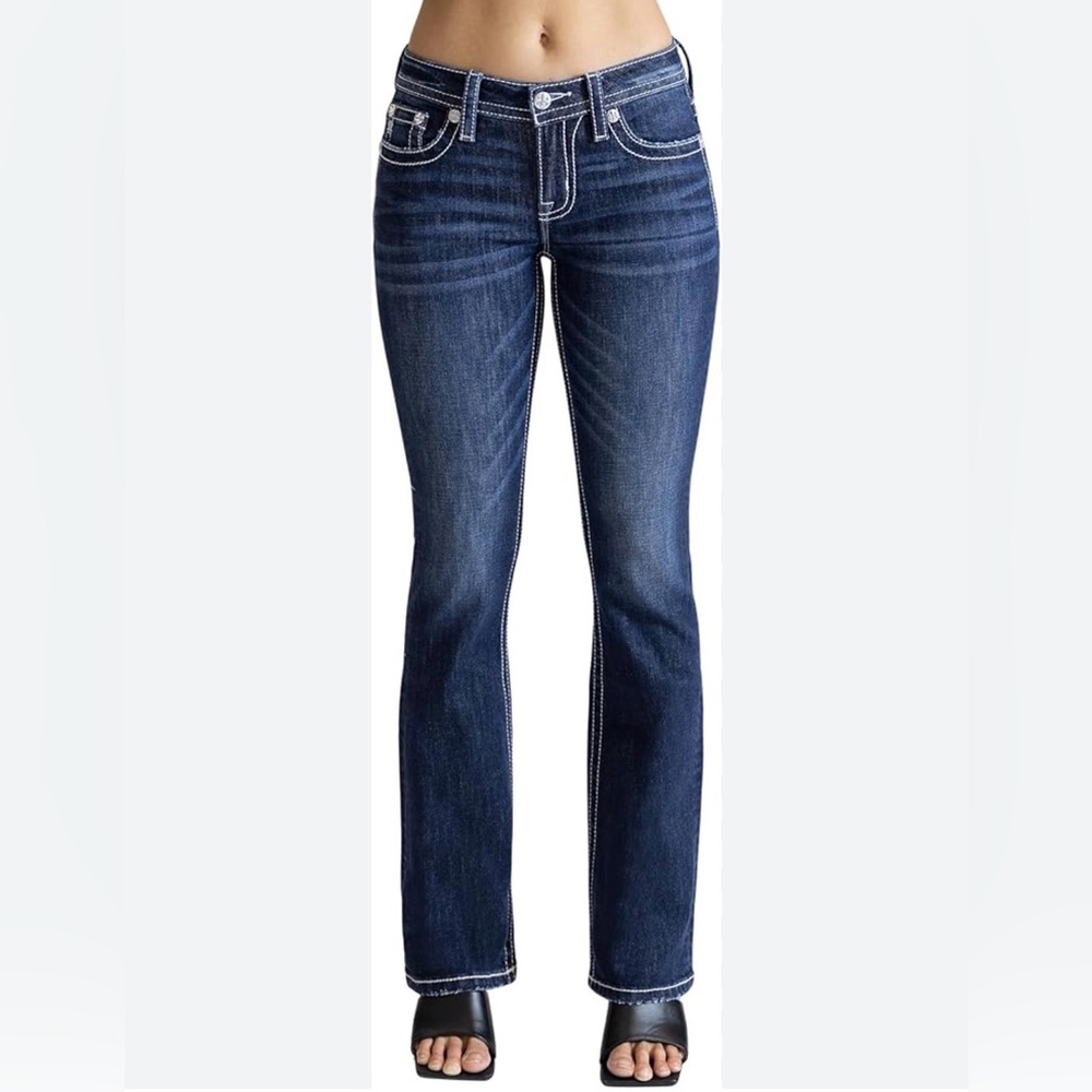 Miss Me Dark Blue Boot Cut Jeans
